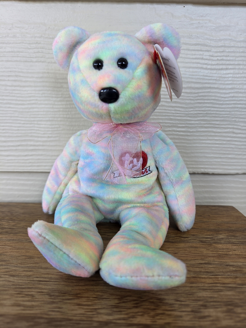 Ty Beanie Baby Bear Named “CELEBRATE” for Ty’s 15 Year Anniversary - NWT 3/$15